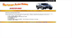 Desktop Screenshot of bartmanautosales.com