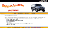 Tablet Screenshot of bartmanautosales.com